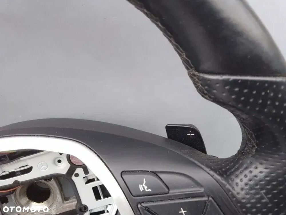 Kierownica Multifunkcja Łopatki Skóra Mercedes W218 W212 Lift A2184600876 - 6
