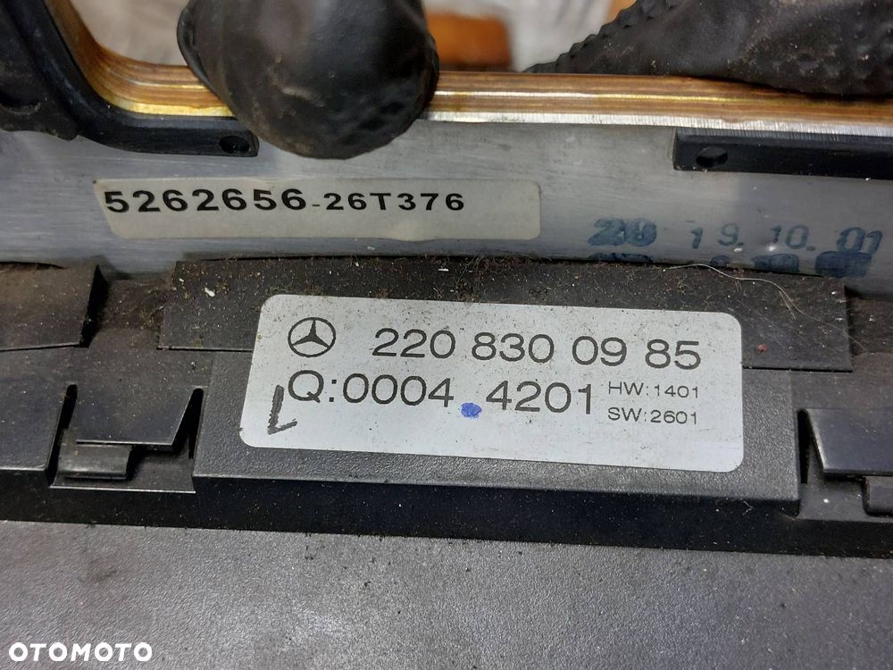 DEKORY LISTWY OZDOBNE KOMPLET DREWNO MERCEDES-BENZ W220 2208300985 - 5