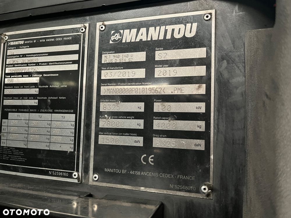 Manitou MLT 940 - 140V+ - 16