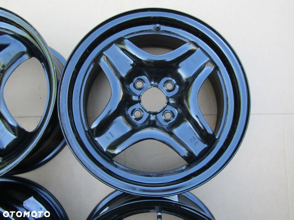 4x Felgi Stalowe 15 Opel Corsa C D E Adam Tigra Meriva Astra G H / Fiat Grande Punto Evo 6 j 4x100 ET39 piasta 56,6 mm + czujniki TPMS ORYGINALNE - 8
