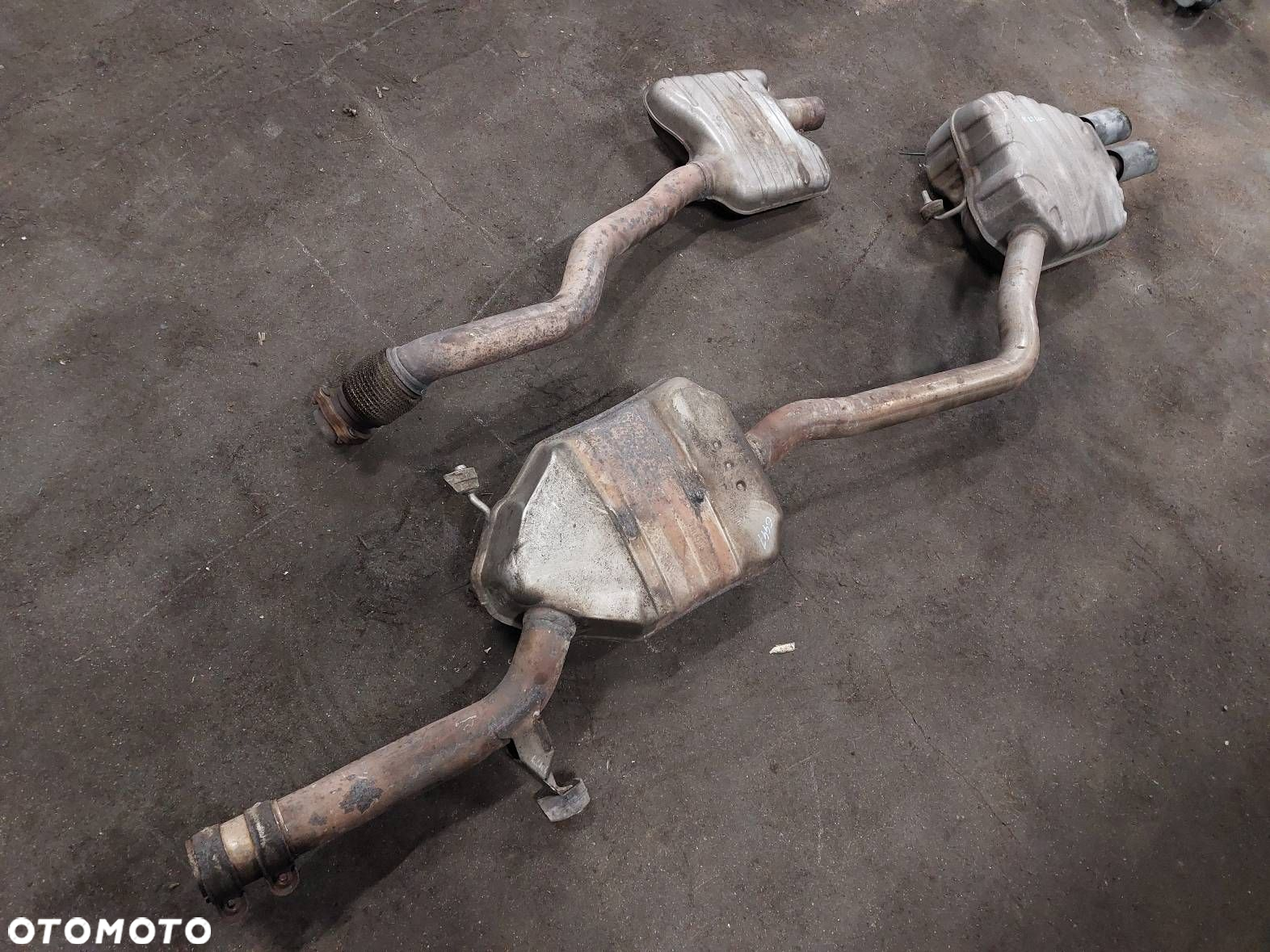 TŁUMIK WYDECH ŚRODKOWY + KOŃCOWY AUDI A5 8T 2.0 TFSI 8K0253611AJ - 6