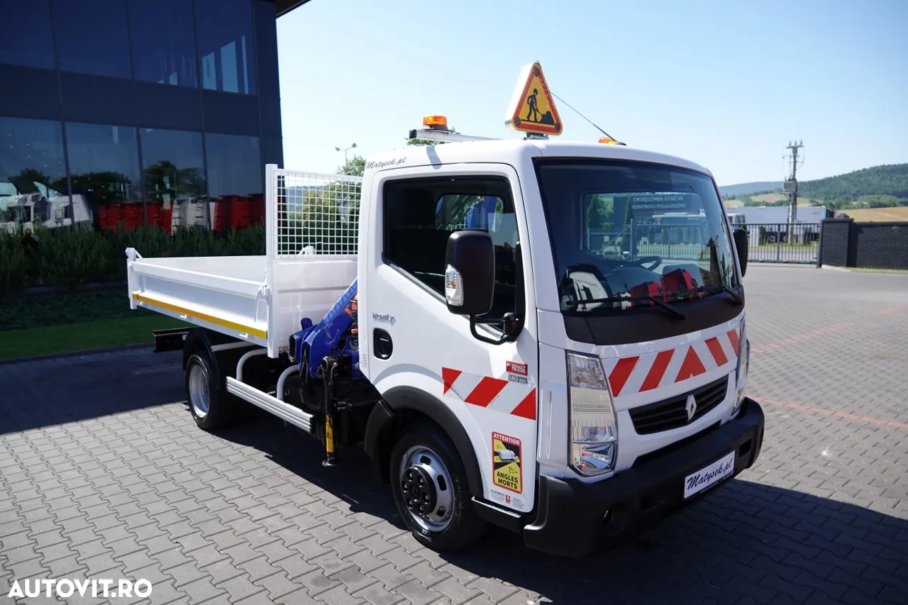 Renault MAXITY 140 DXI / 2.5 D / BASCULATOR – 3.1M + HDS PM 2821 / DUBLU / IMPORTAT / CONTRACT DE SERVICE POST-SERVICE - 10