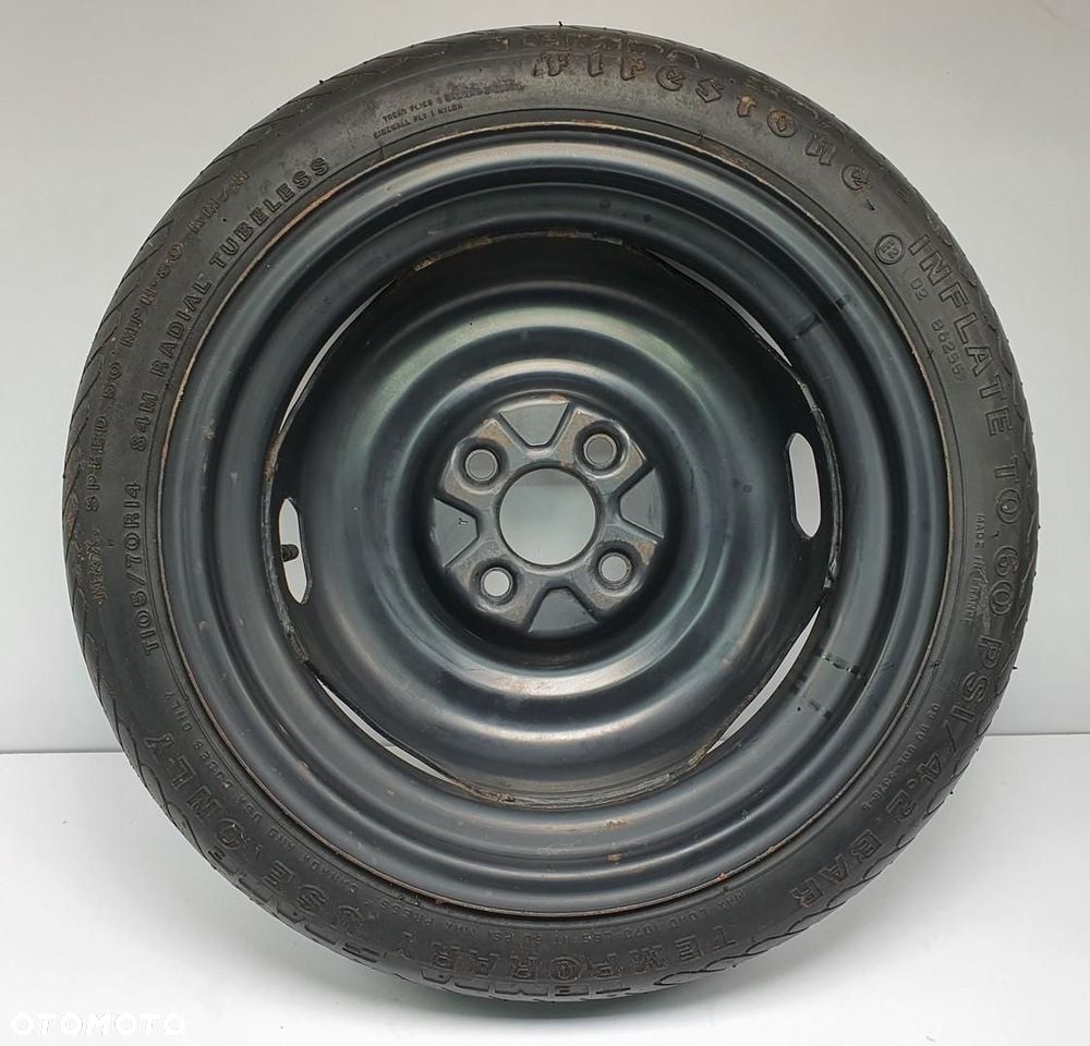 KOŁO ZAPASOWE DOJAZDOWE FIRESTONE 105/70/R14 VW POLO 6N - 7