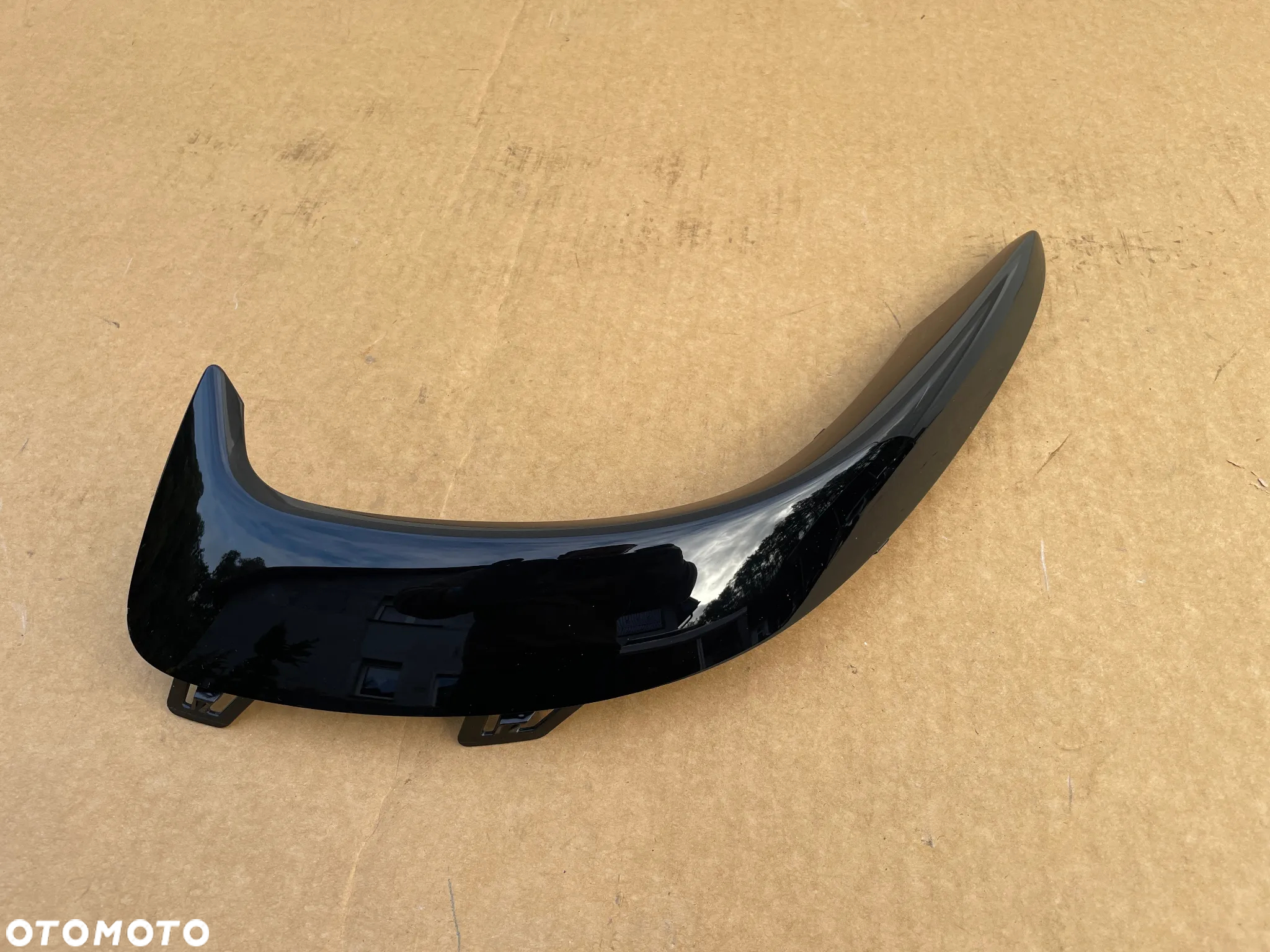MERCEDES EQE W295 A2958855100 LEWA LISTWA NOWA ORYGINALNA ZDERZAKA PRZEDNIEGO CZARNA - 4