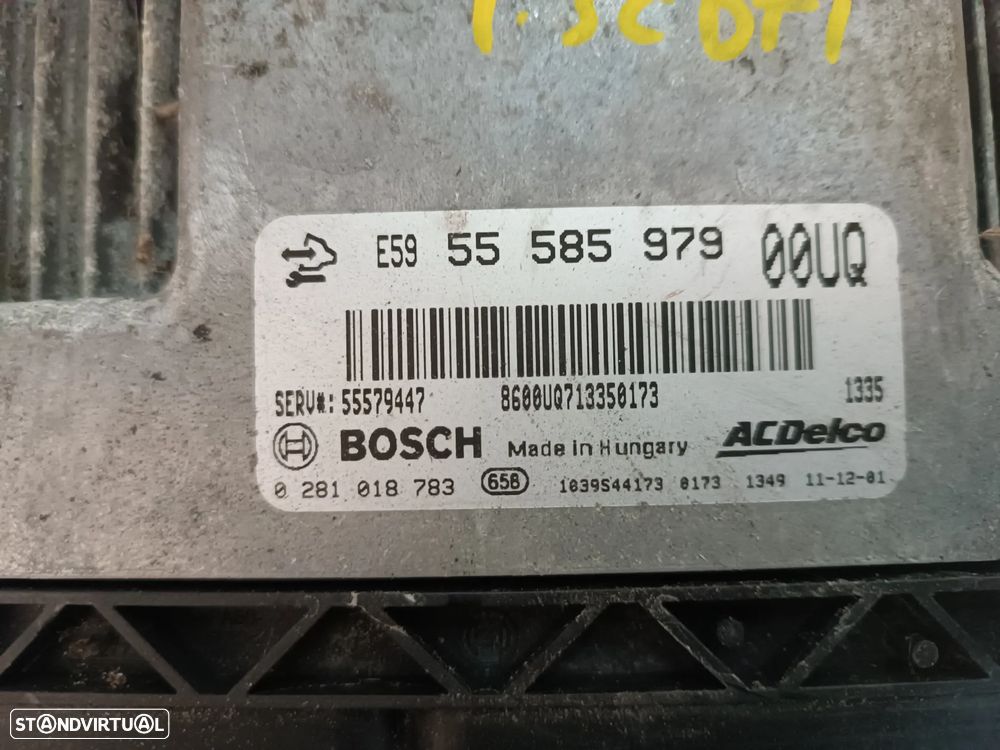 CENTRALINA DO MOTOR OPEL CORSA D 1.3CDTI 0281018783 55585979 55579447 - 2