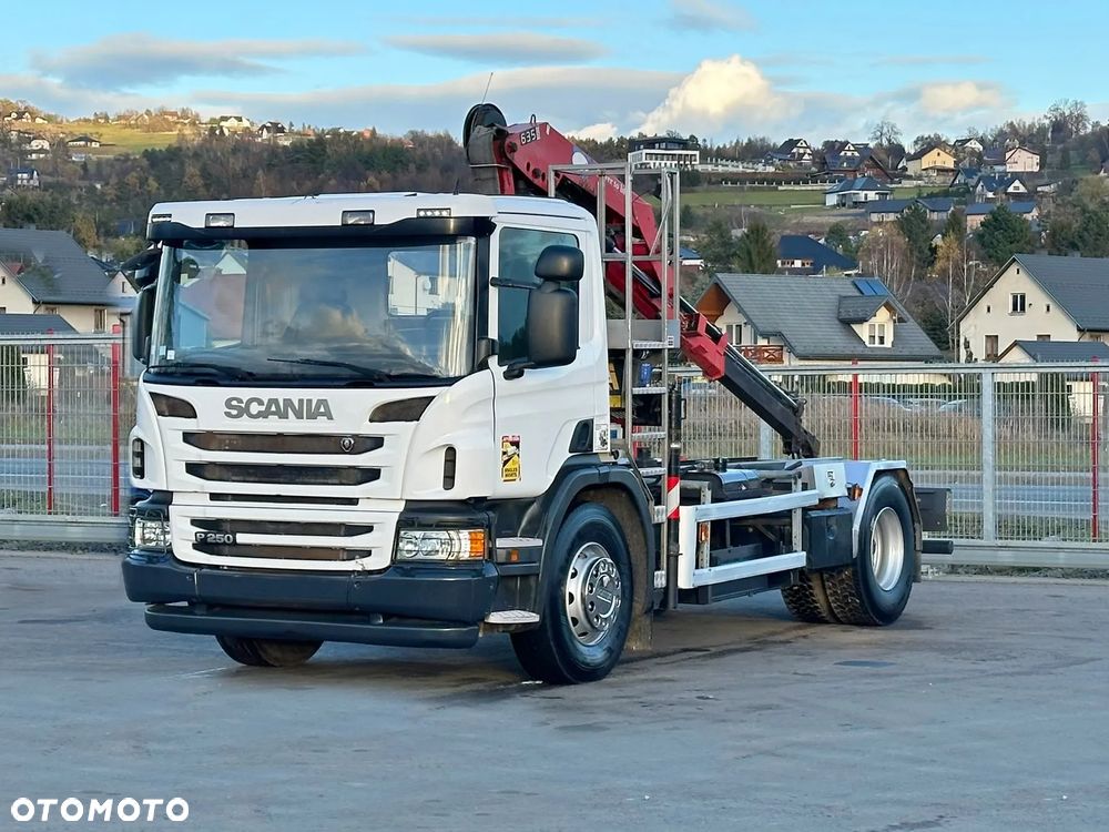 Scania P250 * RAMA DO ZABUDOWY 4,30m* HMF 635 K2 + PILOT * STAN BDB - 2