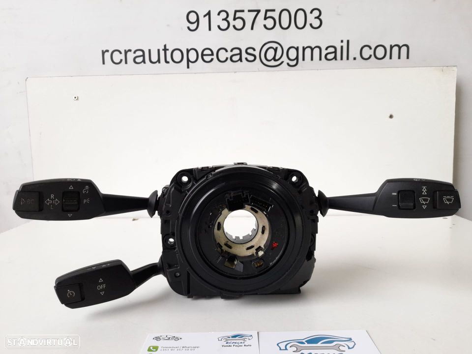 FITA AIRBAG BMW SERIE 3 E92 COUPE 61316989557 6989557 SERIE 3 E90 E91 E93 SERIE 1 E81 E82 E87 E88 X1 E84 X5 E70 X6 E71 E72 Z4 E89 MANETE MULTIFUNÇÕES COMUTADOR - 1