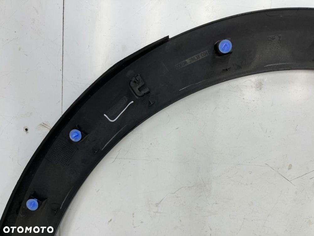 Listwa Peugeot 3008 II 16r.- prawa tylna nakładka rant błotnika CIENKA wąska prawy tył 9825289077 - 16