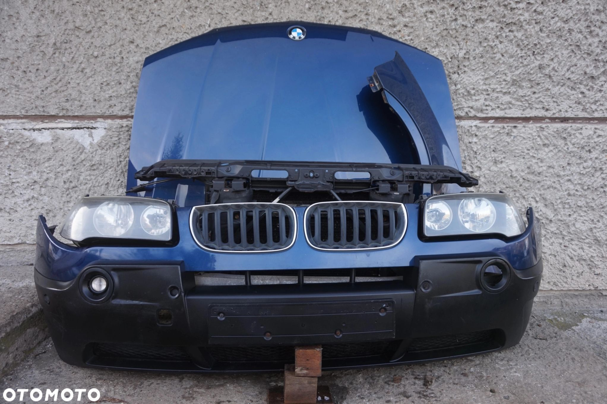 ZDERZAK MASKA BŁOTNIK KOMPLETNY PRZÓD BMW X3 E83 - 2