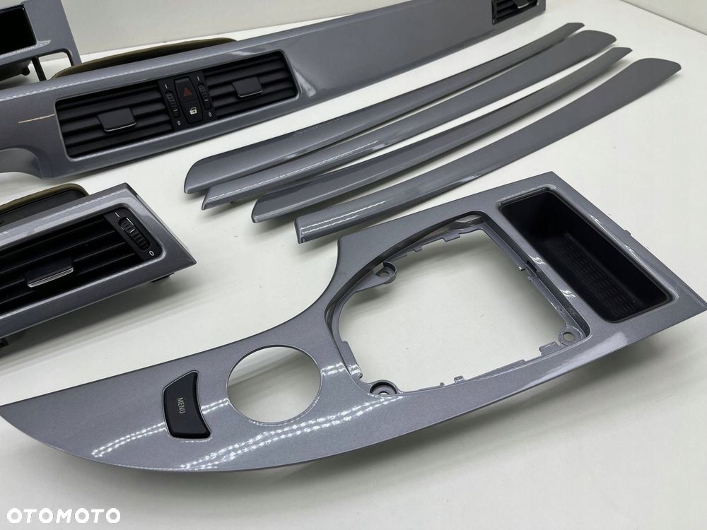 BMW 5 E60 E61 LIFT LISTWY DEKORY TITAN II DUNKEL KOMPLET EUROPA 7129233 - 10