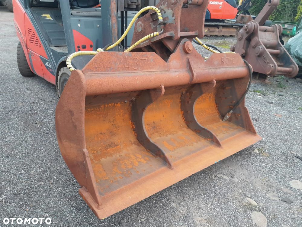 Skarpówka, łyżka skarpowa hydrauliczna KEEN na dwóch siłownikach, o szerokości 180cm. - 4