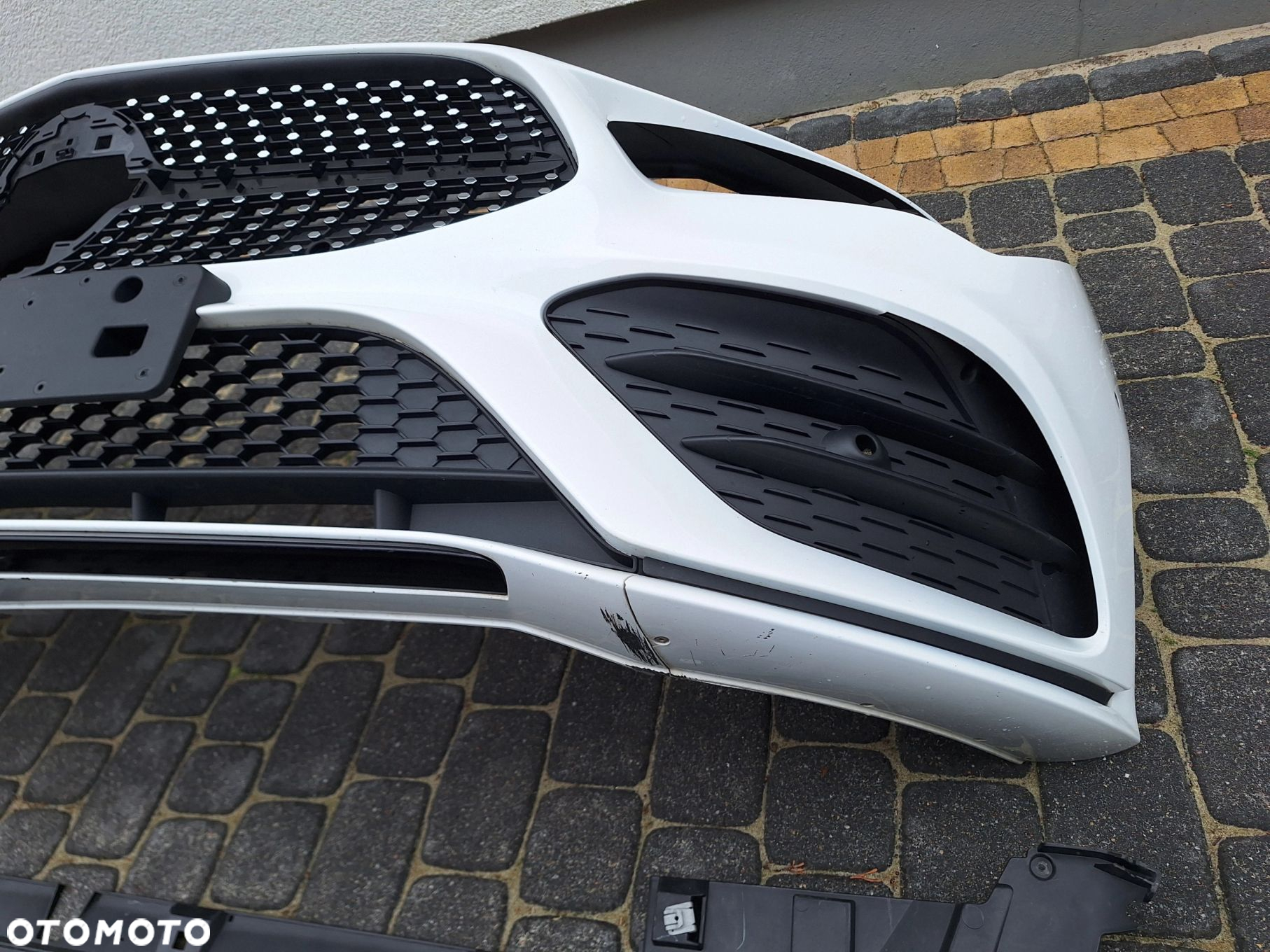 MERCEDES CLA AMG 118 W118 19-23 ZDERZAK PRZÓD PRZEDNI+BDB GRILL+KRATKI+PŁYTA ORYG A1188853901 WYSYŁKA 24H - 9