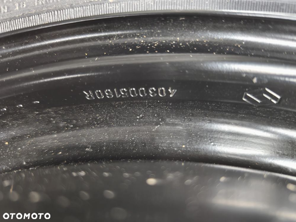 KOŁO DOJAZDOWE ZAPASOWE 125/70R16 4X100 RENAULT CAPTUR DACIA - 4