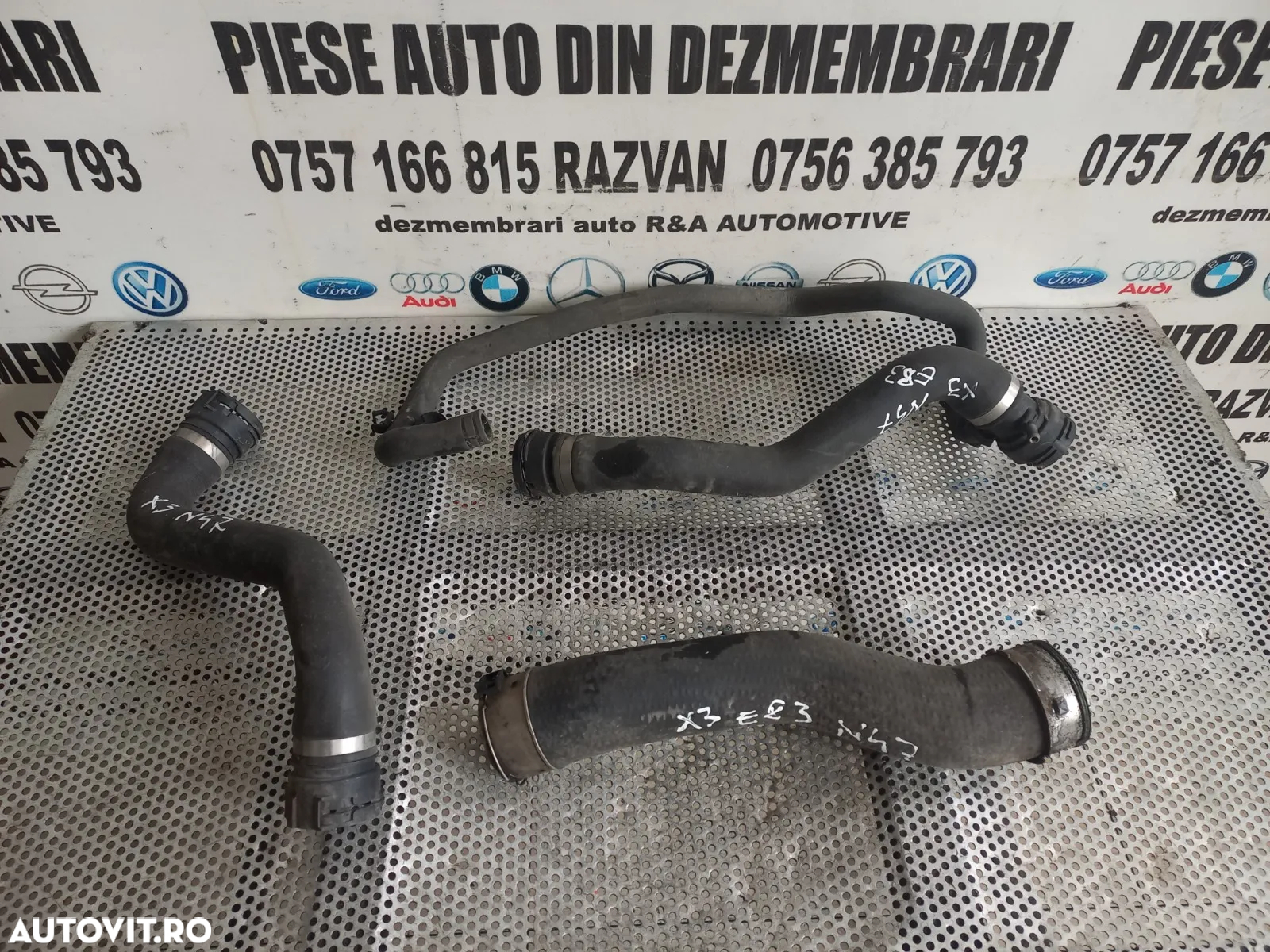 Furtun Conducta Apa Antigel Intercooler Turbo Turbina Bmw X3 E83 2.0 Diesel N47 177 Cai - Dezmembra - 3