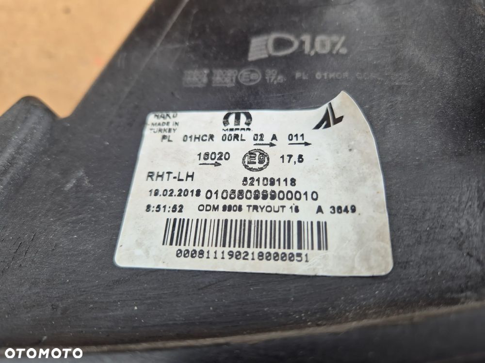 Fiat Tipo 2 lampa lewa.Soczewka.LED.H7.Chrom.Mopar.OE. - 10