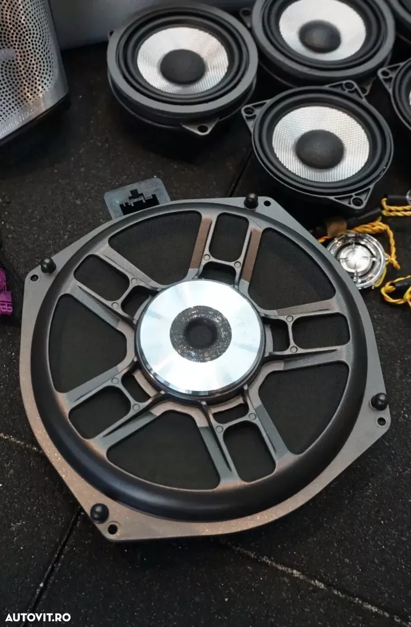 set capace si boxe bowers and wilkins BMW seria5 G30 capace interior Bowers & Wilkins BMW G30 set complet BMW G30 2017-2023 set 27 bucati boxe/subwofer/bass/twetere - 6