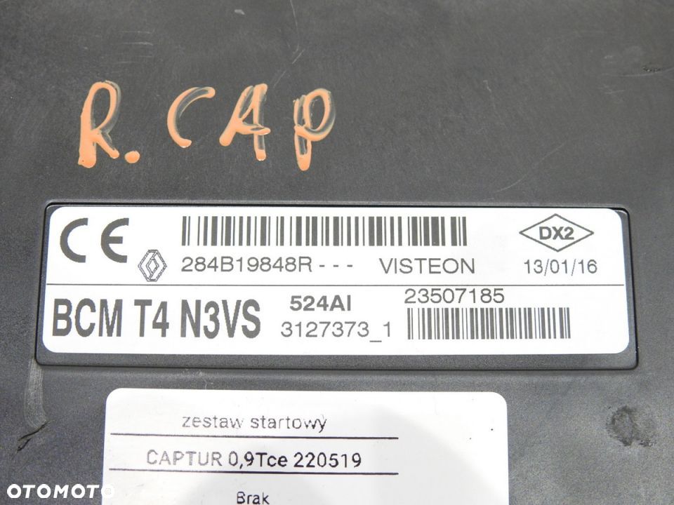 ZESTAW STARTOWY RENAULT CAPTUR I 0.9 TCE - 11