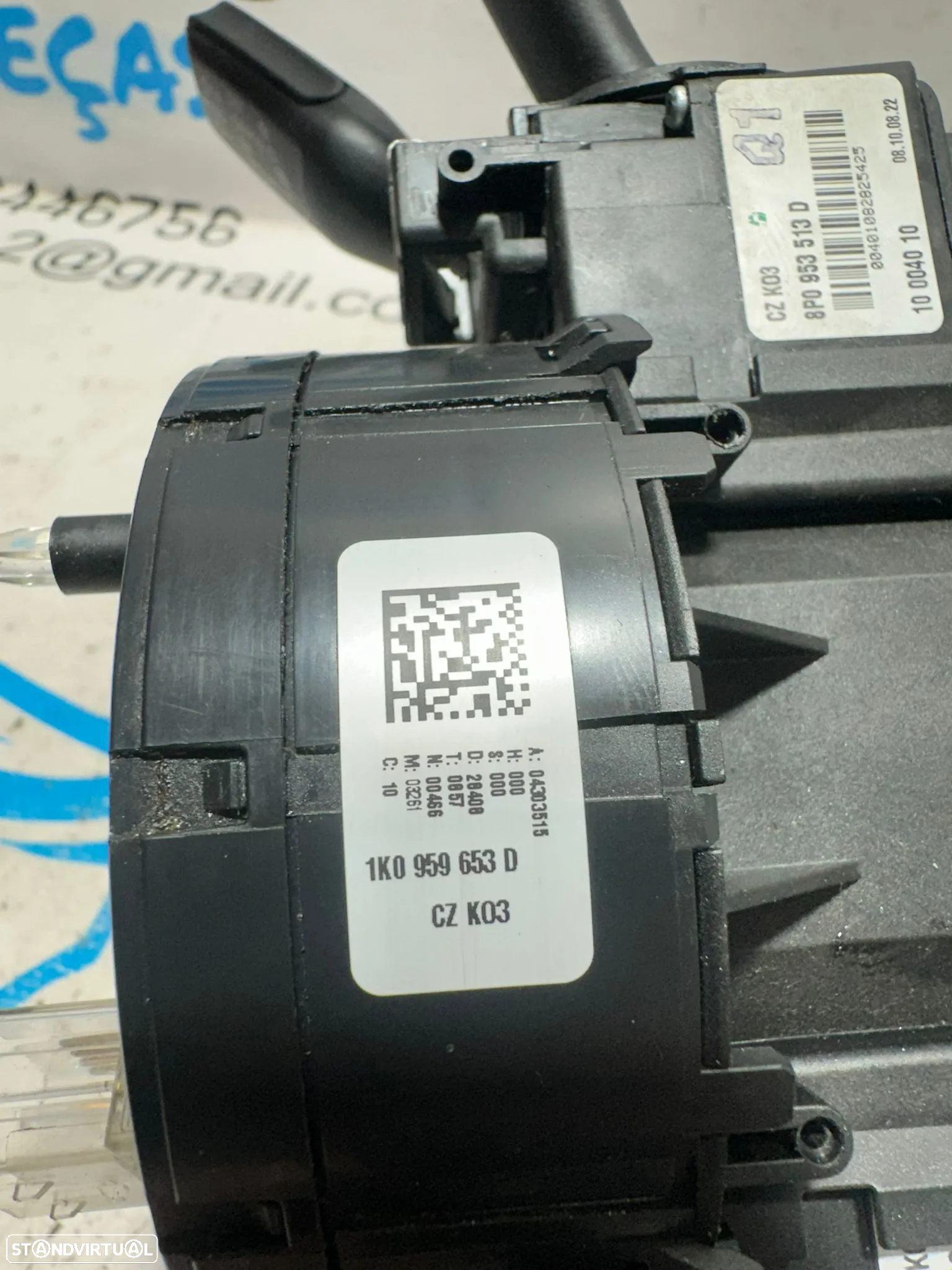 .Fita Airbag Comutador Piscas Luzes VW Volkswagen Audi 1K0959653D - 7