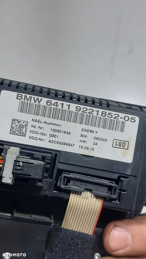 PANEL NAWIEWU KLIMATYZACJI BMW E87 E81 E90 E91 E92 SLASK WYSYLKA - 2