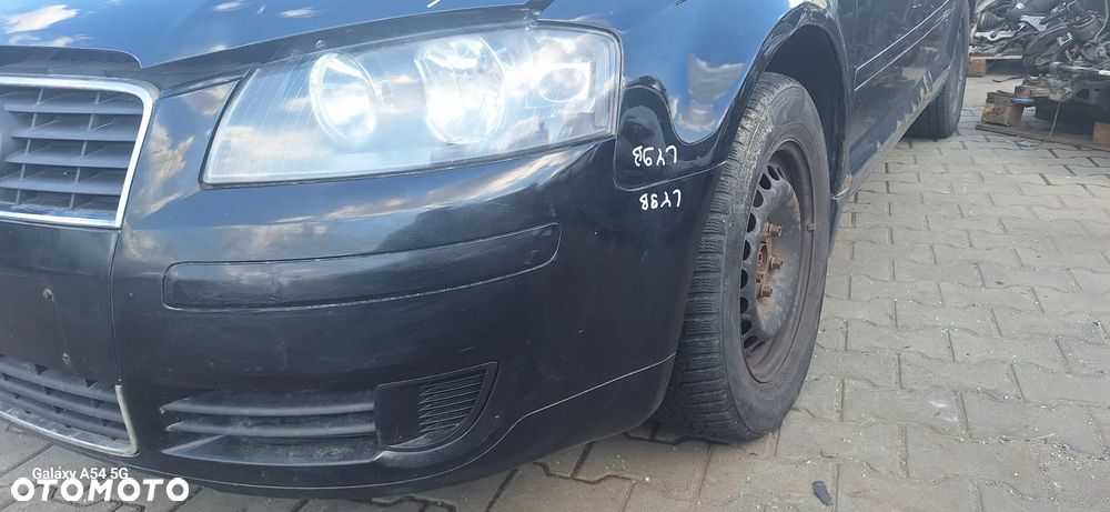 Audi A3 8P 02-05 Zderzak Przód Przedni LY9B Kolor Czarny - 5
