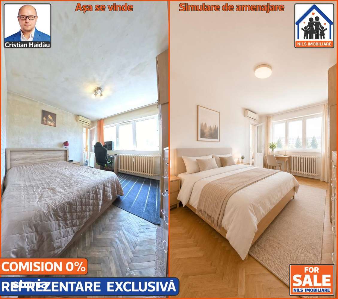 De vanzare: Apartament cu 3 camere in Titan | Comision 0! — fotografia 3