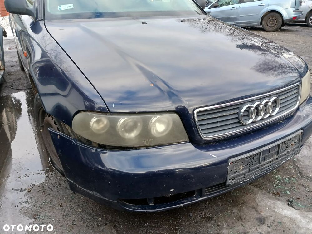 Przód kompletny audi a4 b5 lakier LY5L Maska Grill Zderzak Lamy Pas przedni wzmocnienie chłodnice komplet do złożenia - 2