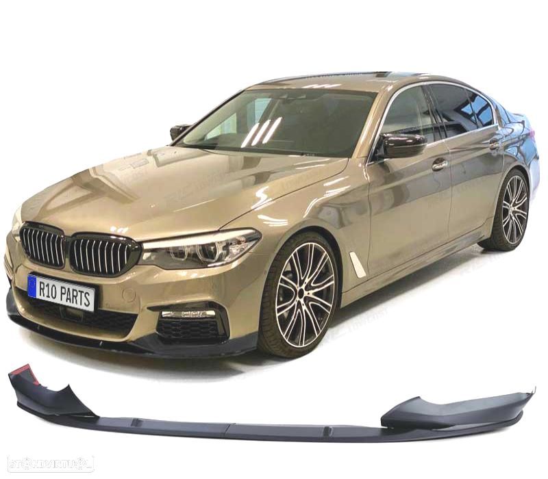 SPOILER LIP BMW G30 G31 16- LOOK M PERFORMANCE PRETO MATTE - 1