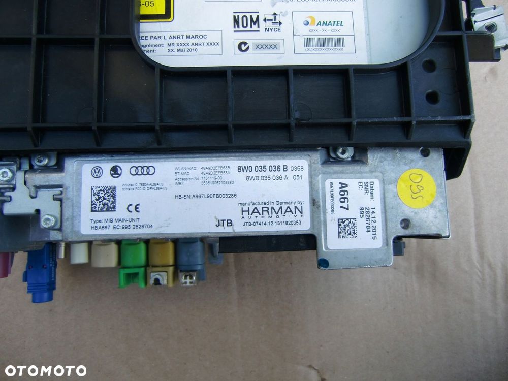 AUDI A4 B9 CZYTNIK MULTIMEDIA 8W0035036B - 6