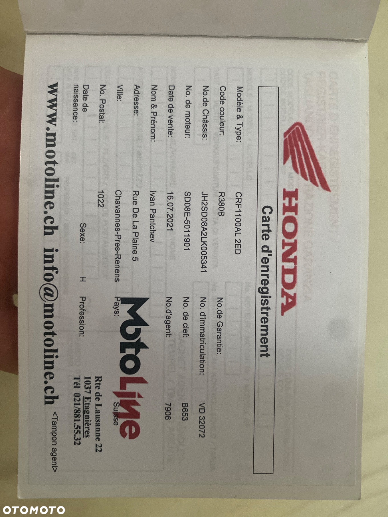 Honda CRF - 18