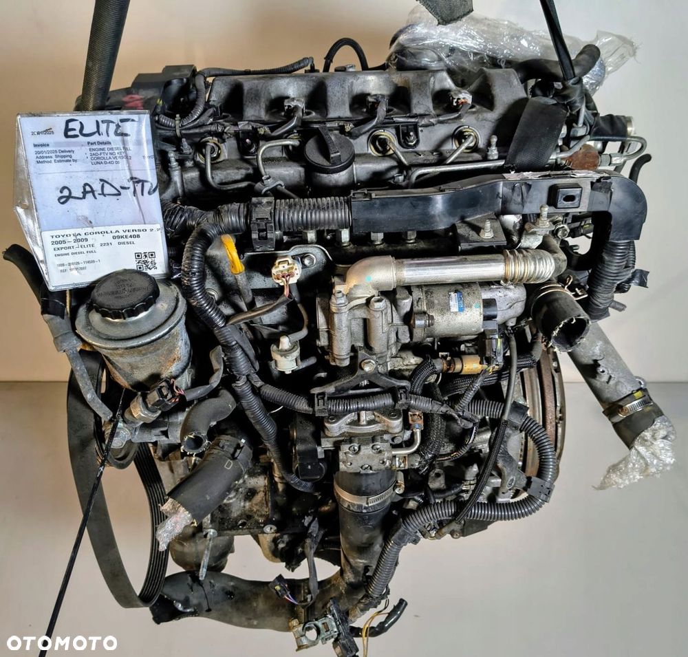 SILNIK KOMPLETNY TOYOTA COROLLA VERSO 2.2 D, 2AD-FTV - 11