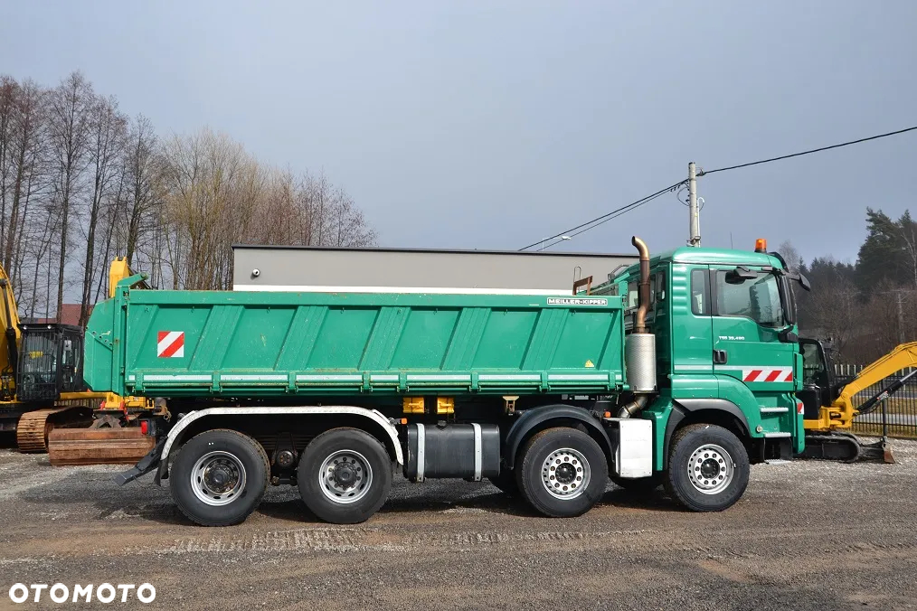 MAN TGS 35 480, BORDMATIC, MANUAL, WYWROTKA KIPER MEILLER,8X4 - 12
