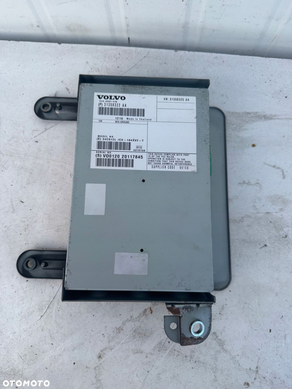 WZMACNIACZ RADIA VOLVO V60 S60 II 31350322 - WAWA - 1