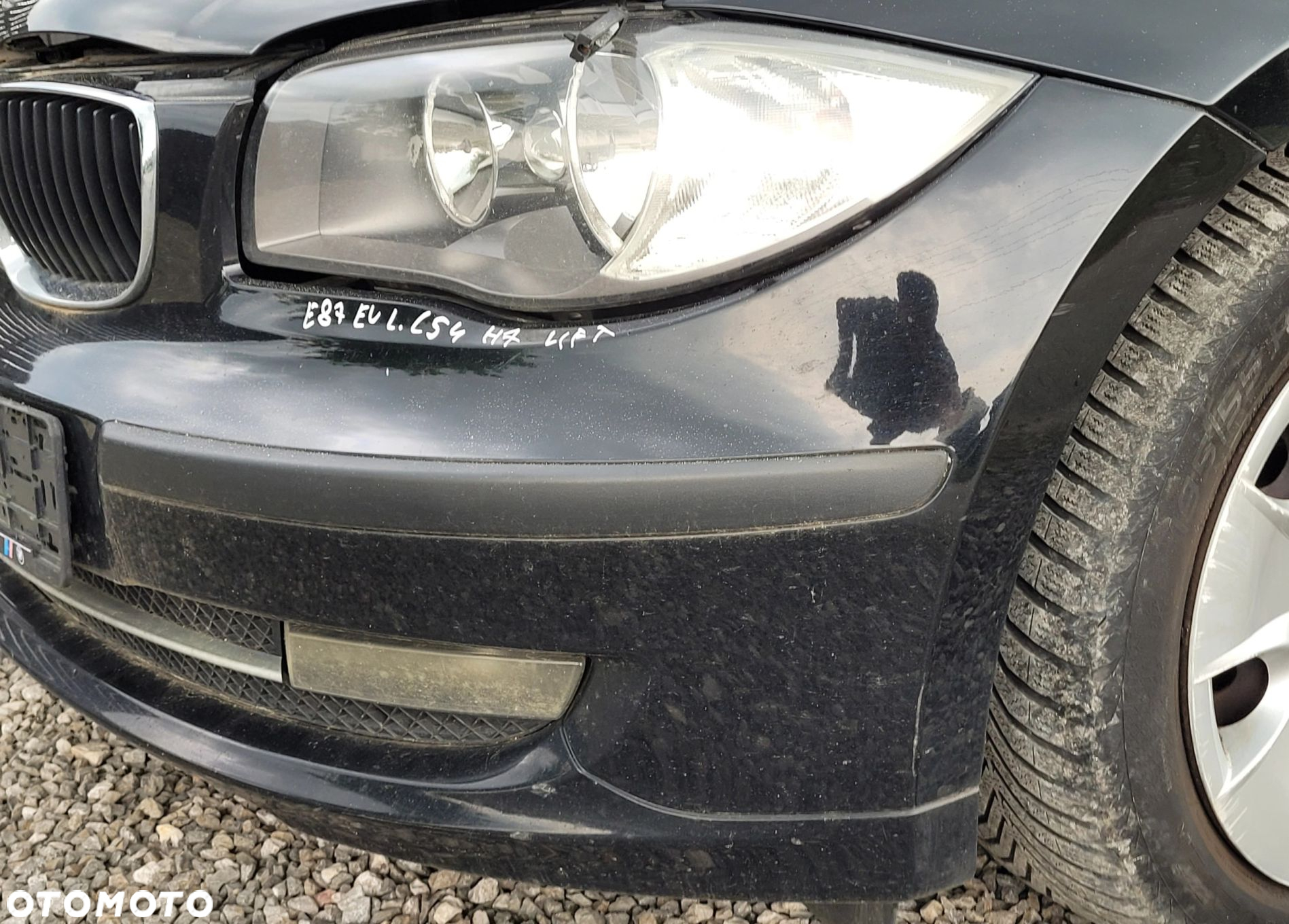 ZDERZAK PRZÓD PRZEDNI BMW E81 E82 E87 E88 LIFT 668 SCHWARZ II C54 - 5