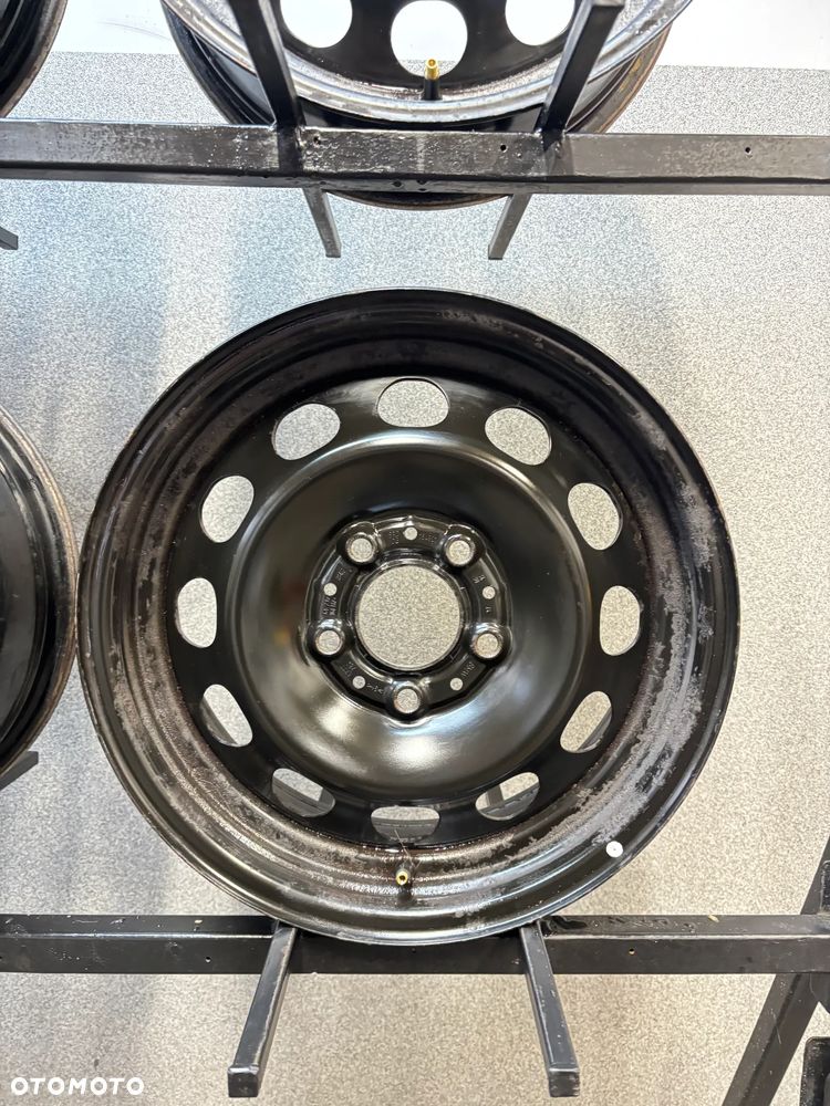 4 Felgi Stal Bmw Seri 1 E87, E88, 16", ET 42, ORGINALNE - 5
