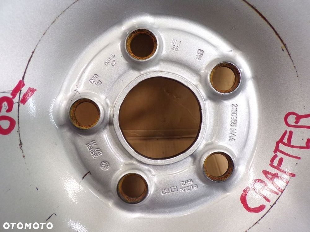 VW CRAFTER MAN 16- ORYGINALNA FELGA 16 " 2N0601027H - 3