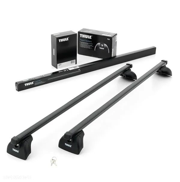 VW Caddy 2004-2015 - bagażnik dachowy Thule nowy klucz - 1