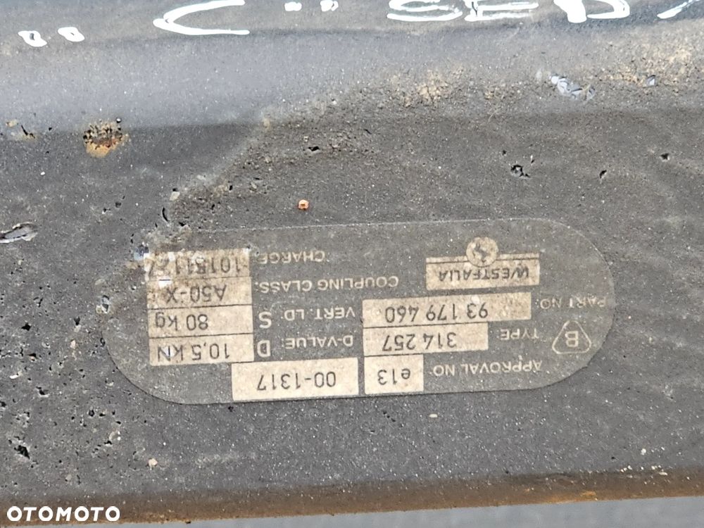 HAK HOLOWNICZY ODPINANY WIĄZKA MODUŁ 7 PIN OPEL VECTRA C SEDAN HATCHBACK HB - 13