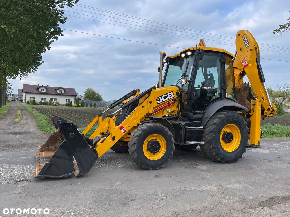 JCB Koparko Ładowarka Koparka Jcb 3CX Szczęka Krokodyl,Ramię z teleskopem_Bardzo ładna i zadbana_Cała W Oryginale Niemalowana_GOTOWA DO PRACY_Skrzynia biegów Mechaniczna 4 BIEGI_KLIMA - 2