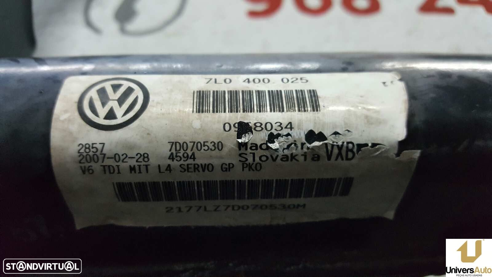 CHARRIOT FRONTAL VOLKSWAGEN TOUAREG (7L6) V6 TDI - 8