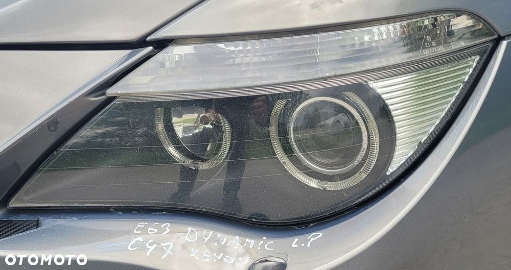 LAMPA LEWY PRZÓD PRZEDNIA XENON SKRĘTNY BMW E63 E64 PRZEDLIFT EUROPA