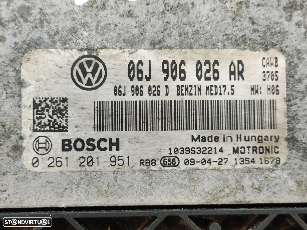 Centralina Motor Bosch VWAG Audi VW Volkswagen 2.0 TFSI 16v 200cv CAW - 6