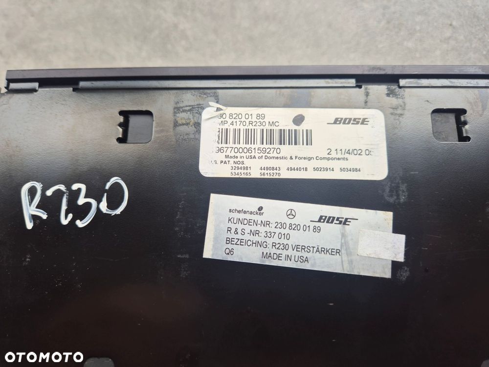 wzmacniacz bose mercedes sl r230 2308200189 - 2
