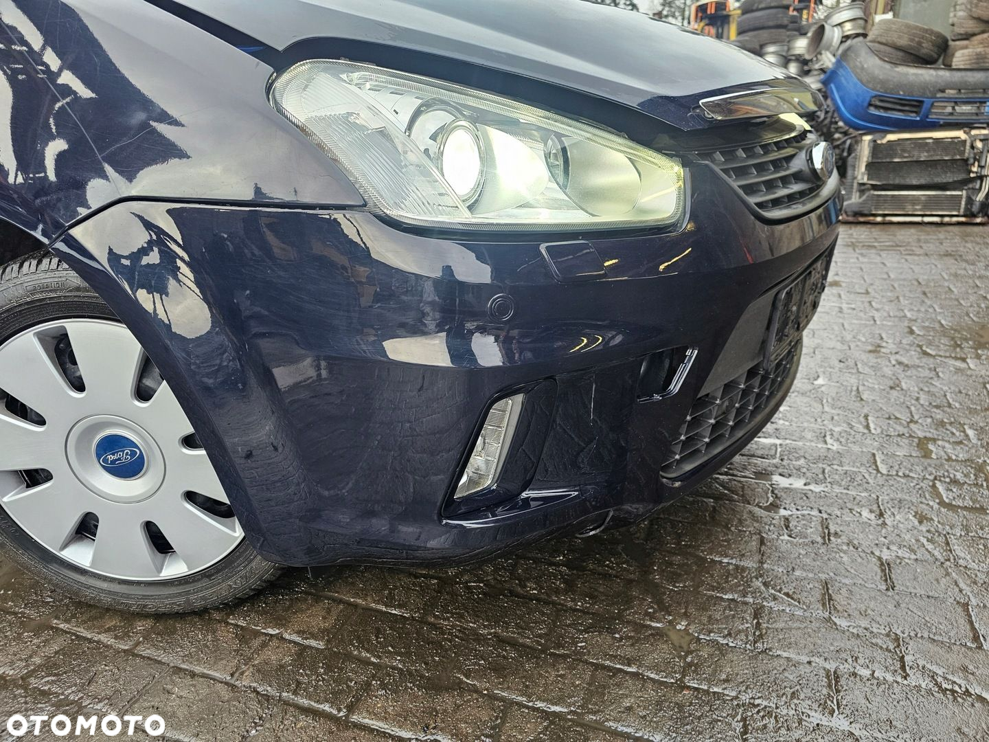 zderzak przód ford c-max mk1 lift 07-10r lakier V3 spryski pdc OPIS - 4