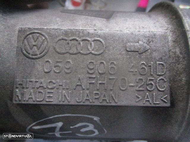 Massa De Ar 059906461D  AFH7025C AUDI A4 2002 2,5TDI HITACHI AUDI A6 2002 2.5 TDI HITACHI AUDI A4 B6 2003 2.5TDI 4X4 180CV 4P PRETO HITACHI - 4