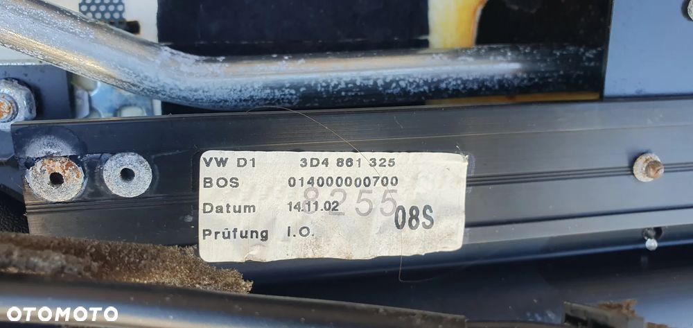 Półka tylna bagażnika roleta elektryczna VW Phaeton 3D5863413DS - 8
