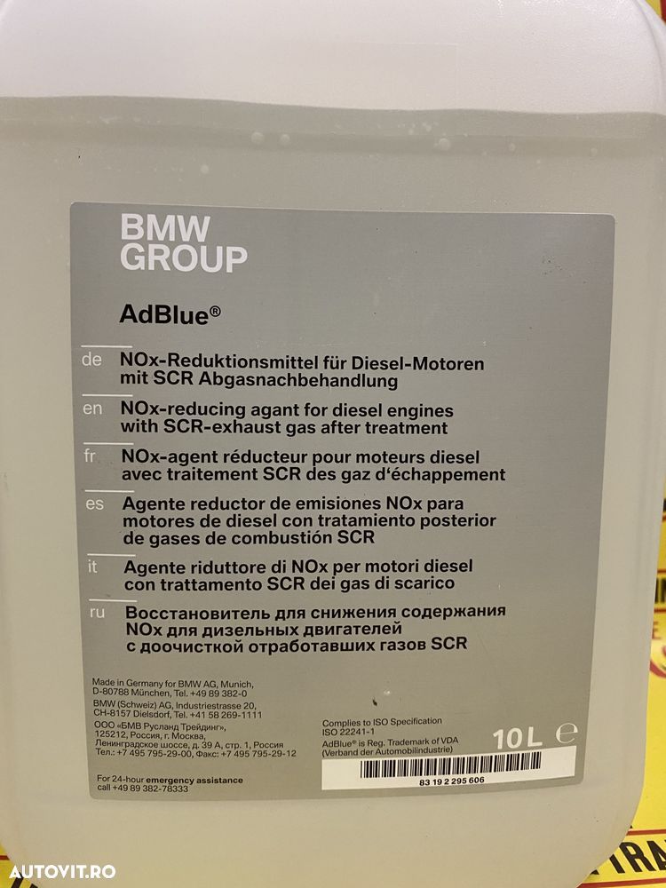 Aditiv filtru particule adblue Original BMW 10L OEM - 3