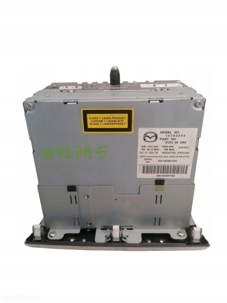 radio cd mazda 5 cr19 cc9366ar0 14792086 - 4