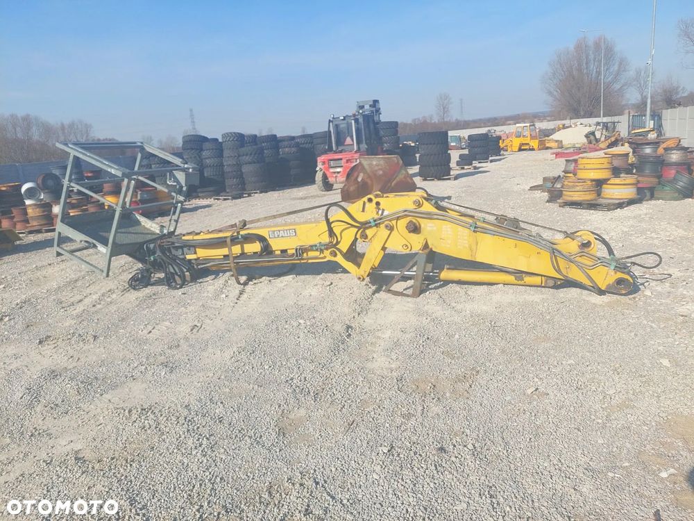 Ramię Paus teleskop-długość 570 cm + 430 cm teleskop 3 razy wysuwany Kosz Paus ze sterowaniem podnośnik zwyżka Wysięg teleskopowy - 1