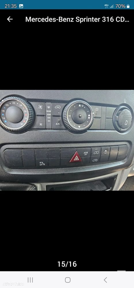 Mercedes-Benz Sprinter 316 CDI 906.235 Pickup cabina dubla - 13