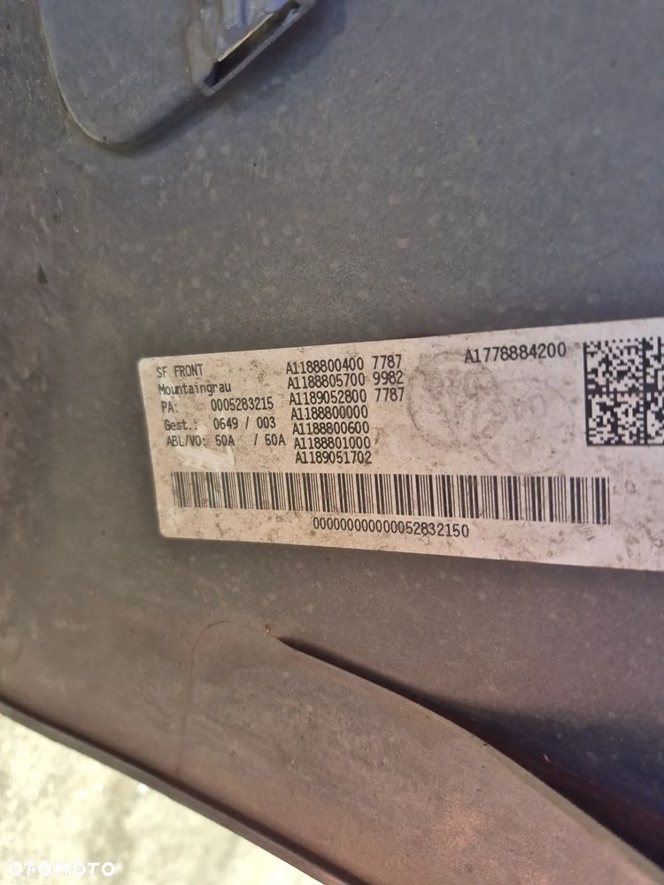 Mercedes CLA W118 zderzak przedni - 6